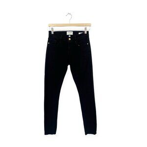 Frame Le Garcon Black Skinny Jeans Size 23
